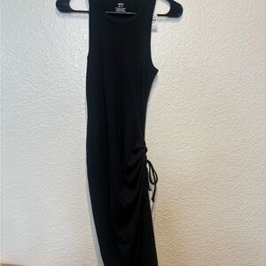 Aerie Black Midi Dress